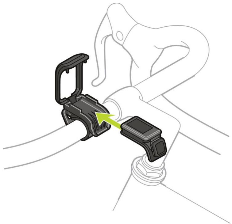 TOMTOM SPARKMU+CARD FiN ViOLET - Utiliser la fixation pour vélo - 5
