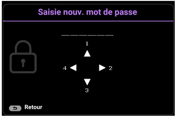 BENQ X500 - Définir un mot de passer - 1