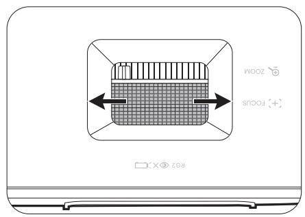 BENQ X500 - Réglage fin de la taille et de la nettété de l'image - 4