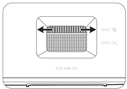BENQ X500 - Réglage fin de la taille et de la nettété de l'image - 2