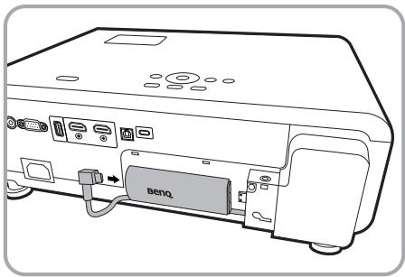 BENQ X500 - Installer le dongle Diffusion media HDMI QS02 - 2