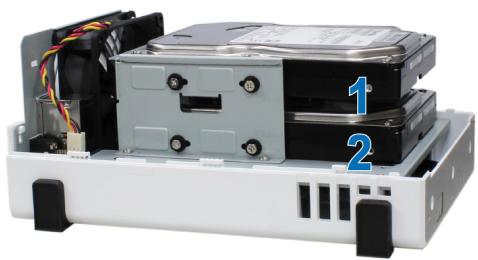 SYNOLOGY DS220 - Pour les disques de 2,5": - 3