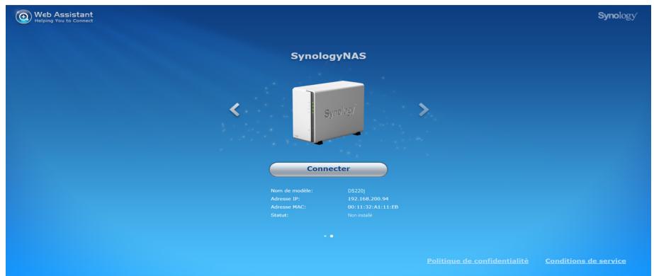 SYNOLOGY DS220 - Installation de DSM avec Web Assistant - 1