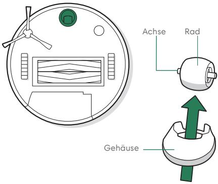 IROBOT J517840 - Reinigung der vorderen Laufrolle - 1