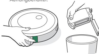 IROBOT J517840 - Reinigen der Sensoren für einen vollen Aufgangbehälter - 1