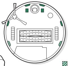 IROBOT J517840 - Pulizia dei sensori, della finestra della videocamera e dei contatti di ricarica - 2
