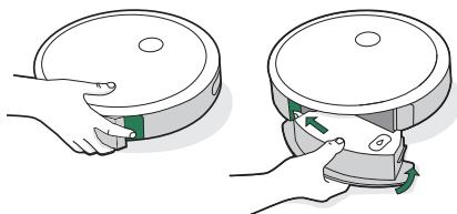 IROBOT J517840 - Changement de BAC pétirizhe la base à poussières - 2