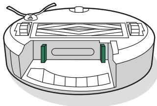 IROBOT J517840 - Reinigen der Sensoren für einen vollen Aufgangbehälter - 2