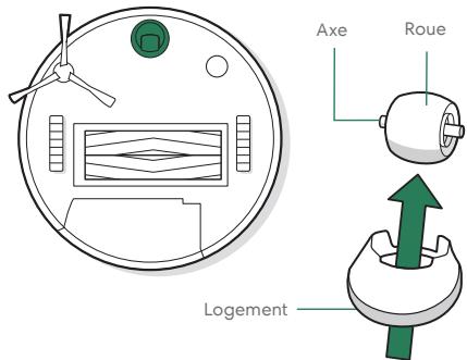 IROBOT J517840 - Nettoyage de la roue avant - 1