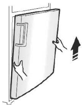 THOMSON CTH326WH - CHANGEMENT DU SENS D'OUVERTURE DES PORTES - 8