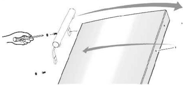 THOMSON CTH326WH - CHANGEMENT DU SENS D'OUVERTURE DES PORTES - 9