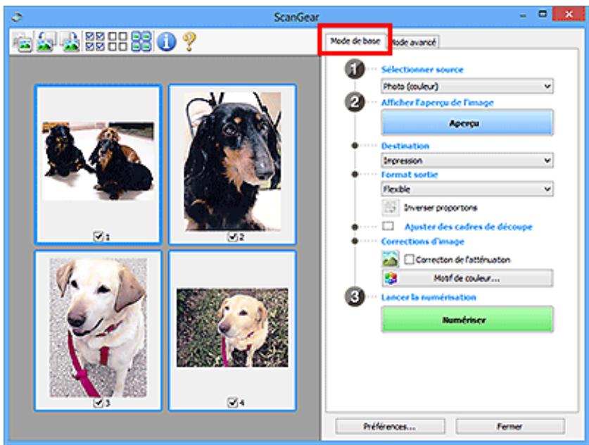 CANON G2501 - Mode de base - 1