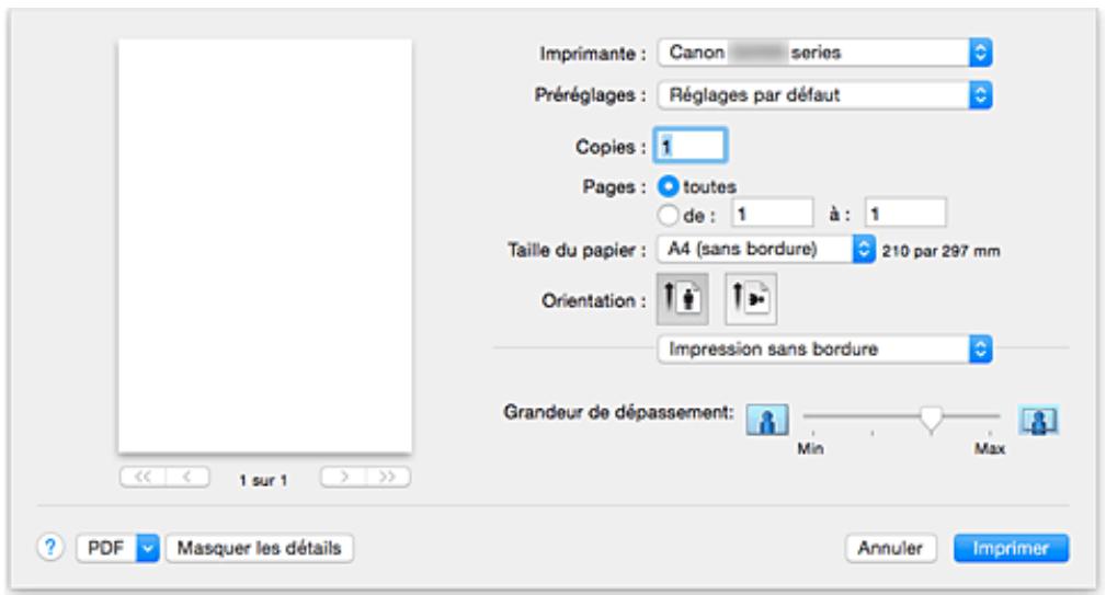 CANON G2501 - Impression sans bordure - 1