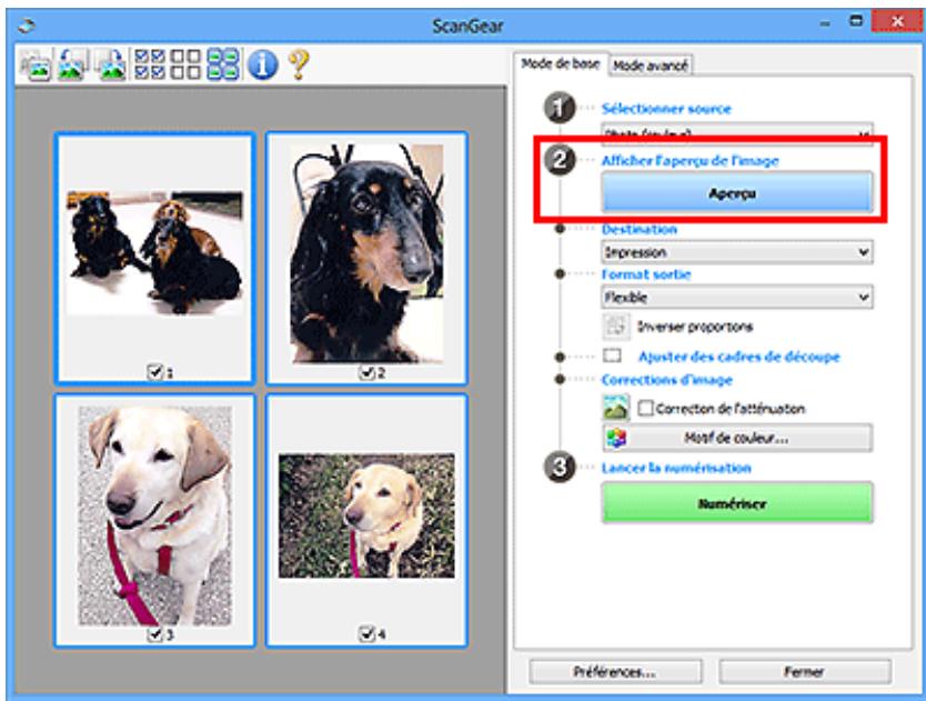 CANON G2501 - Cliquez sur Aperçu. - 1