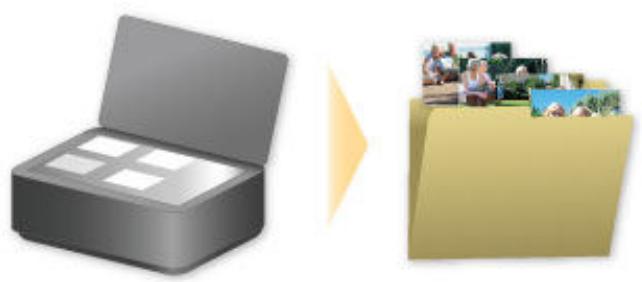 CANON G2501 - Numériser plusieurs originaux à la fois - 1