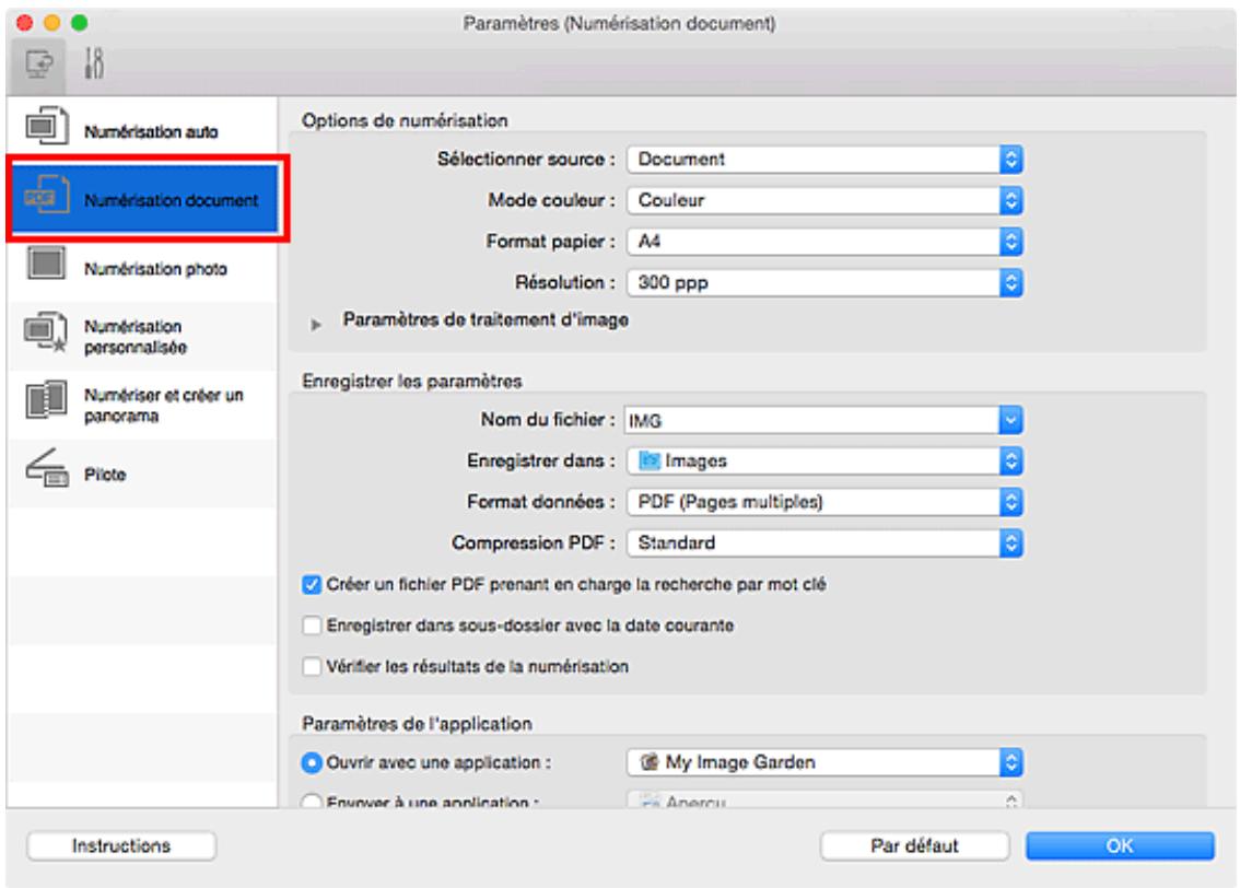 CANON G2501 - Cliquez sur Numérisation document. - 1
