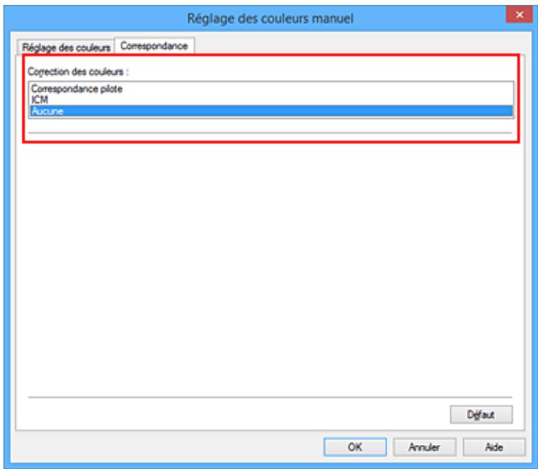 CANON G2501 - Définition d'un profil ICC à partir d'une application et impression des données - 1