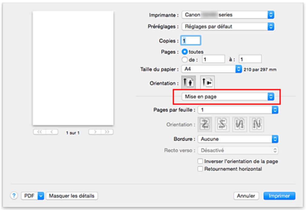 CANON G2501 - Impression mise en page - 2
