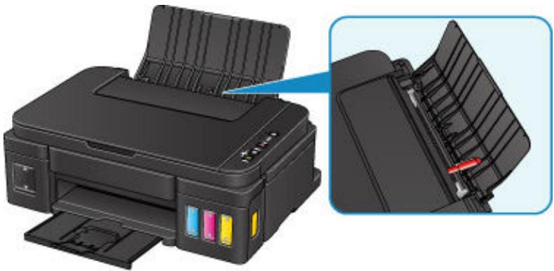 CANON G2501 - Contrôle 6 Vérifiez qu'aucun objet ne se trouve dans le réceptacle arrêté. - 1