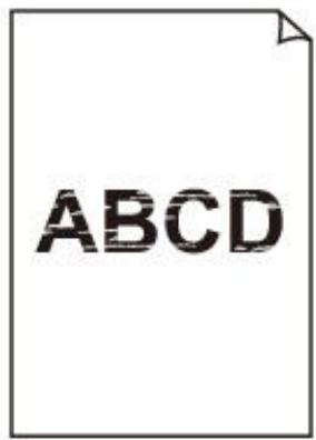 CANON G2501 - Le papier est vierge/L'impression est floue/Les couleurs ne sont pas fidèles/Des traces blanches apparaisent - 1