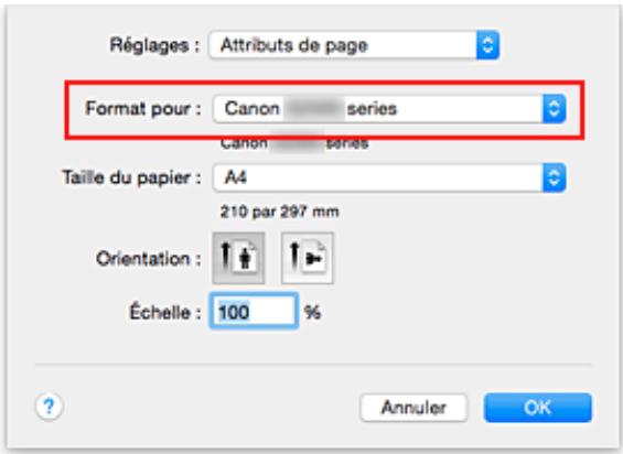 CANON G2501 - Sélectionnez l'imprimante - 1
