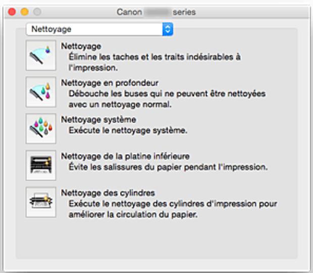 CANON G2501 - Capacités de l'utilitaire Canon IJ Printer Utility - 1