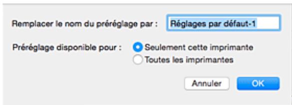 CANON G2501 - Enregistrement d'un profil d'impression - 2