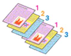 CANON G2501 - Définition du nombre de copies et de l'ordre d'impression - 1