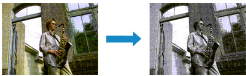 CANON G2501 - Impression d'un document couleur en monochrome - 1