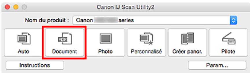 CANON G2501 - Cliquez sur Document. - 1