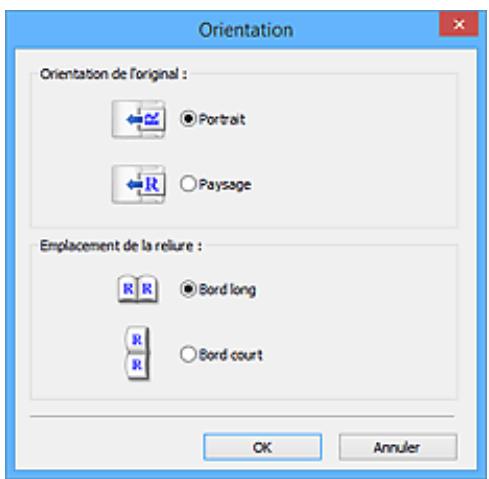 CANON G2501 - Orientation de l'original - 1