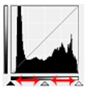CANON G2501 - Ajustement des histograms (à l'aide du curseur) - 1