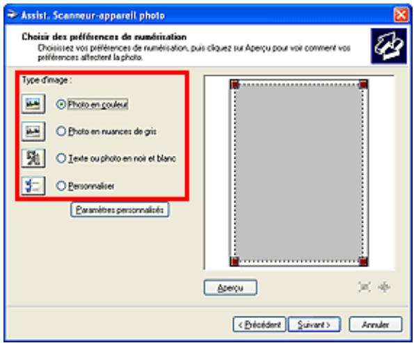 CANON G2501 - Numérisation à l'aide du Panneau de configuration (Windows XP uniquement) - 1