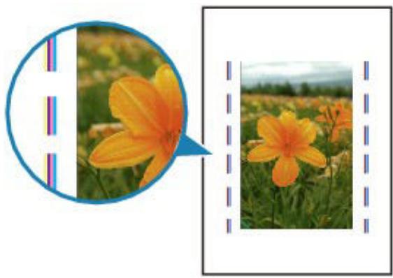 CANON G2501 - Ligne verticale pres de l'image - 1