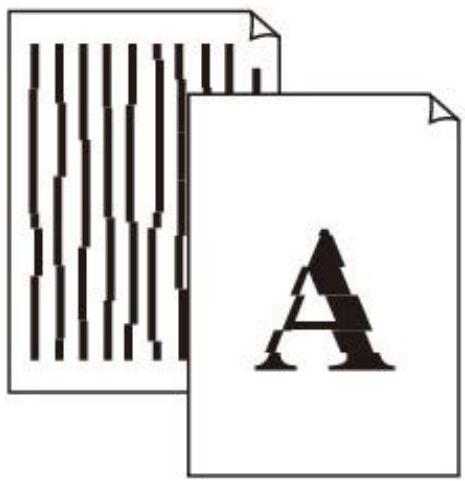 CANON G2501 - Les lignes ne sont pas alignées - 1