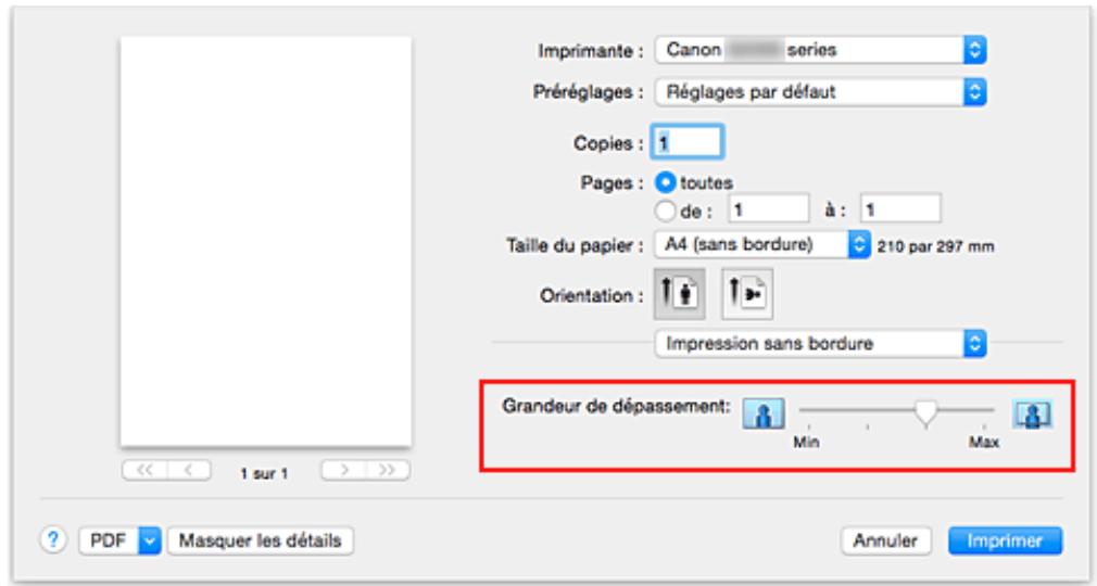 CANON G2501 - Définition d'une impression sans bordure - 2