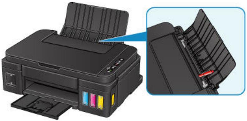 CANON G2501 - Contrôle 6 Vérifiez qu'aucun objet ne se trouve dans le réceptacle arrêté. - 1