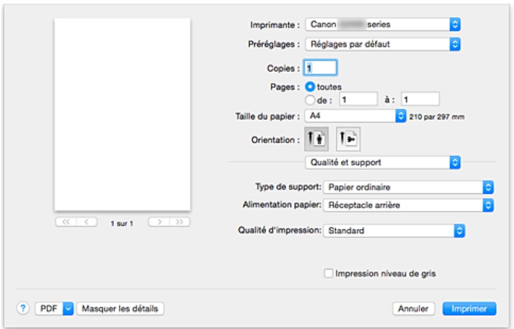 CANON G2501 - Qualité et support - 1