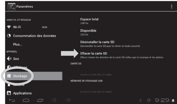 LEXIBOOK TABLET JUNIOR 2 - - Formater la carte mémoire - 1