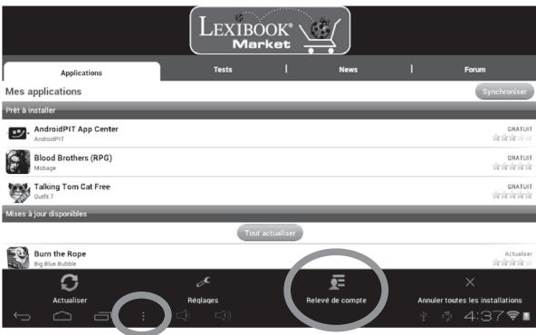 LEXIBOOK TABLET JUNIOR 2 - - Se connecter au Lexibook® Market - 1