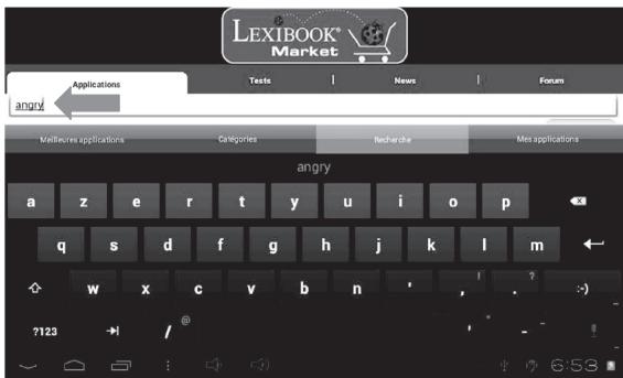 LEXIBOOK TABLET JUNIOR 2 - - Rechercher des applications sur le Lexibook® Market - 3
