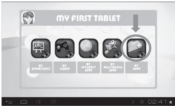 LEXIBOOK TABLET JUNIOR 2 - - Ouvrir des applications à partir de l'écran d'accueil - 1