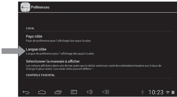 LEXIBOOK TABLET JUNIOR 2 - - Changer la langue du Lexibook® Market Premium - 2