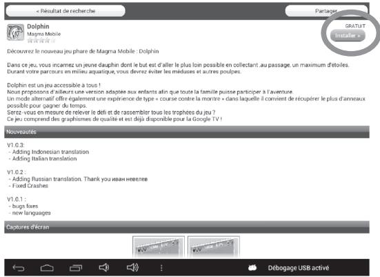 LEXIBOOK TABLET JUNIOR 2 - - Installer une application sur la tablette - 2