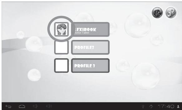 LEXIBOOK TABLET JUNIOR 2 - Pour supprimer un profil - 1