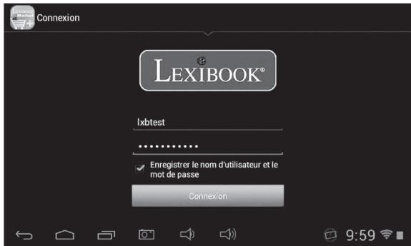 LEXIBOOK TABLET JUNIOR 2 - Se connecter au Lexibook® Market Premium - 1