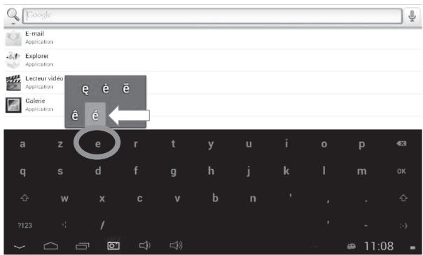 LEXIBOOK TABLET JUNIOR 2 - Taper des caractères spéciaux - 1