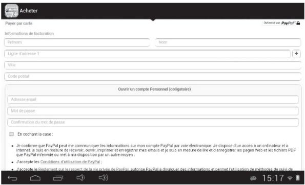 LEXIBOOK TABLET JUNIOR 2 - Entre l'adresse de facturation, puis appuie sur « Continuer » - 1