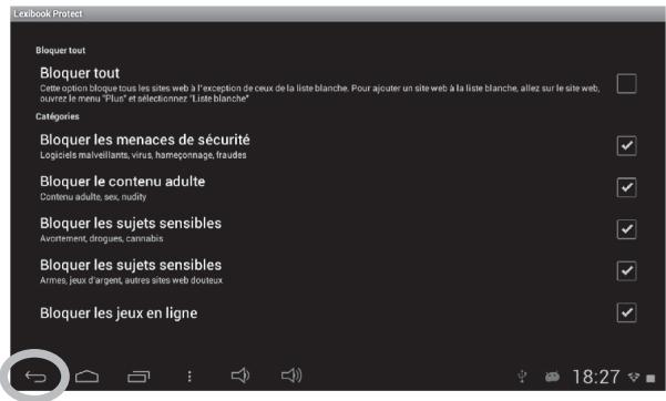 LEXIBOOK TABLET JUNIOR 2 - Le navigateur internet Lexibook® Protect - 5