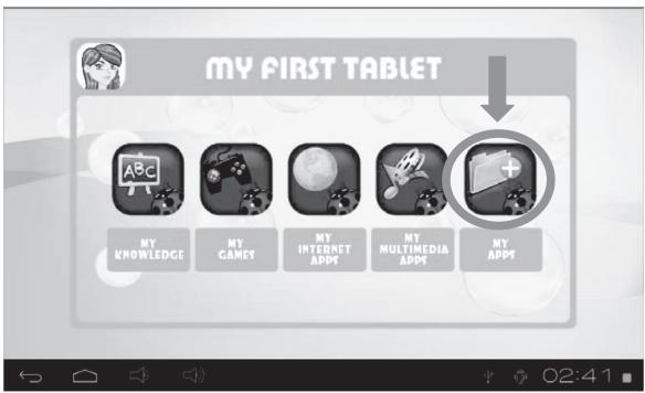 LEXIBOOK TABLET JUNIOR 2 - - Ouvrir des applications à partir de l'écran d'accueil - 4